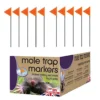 10 Mole Trap Flag Markers Hi Visibility Easy Find Lawn Markers UV Resistant 30cm