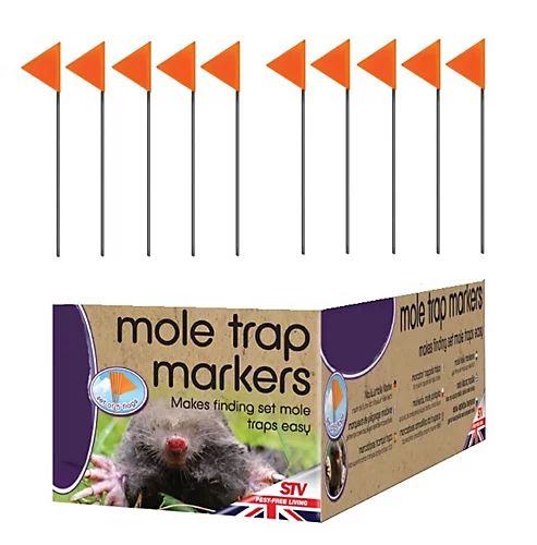10 Mole Trap Flag Markers Hi Visibility Easy Find Lawn Markers UV Resistant 30cm 1 10 Mole Trap Flag Markers Hi Visibility Easy Find Lawn Markers UV Resistant 30cm
