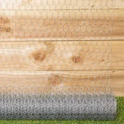 10m X 90cm X 25mm Galvanised Steel Chicken Garden Wire Netting / Fencing