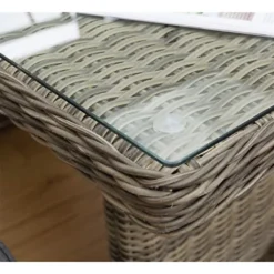 12 Seater Natural Weave Corner Dining Set -Outsunny Garden Zone 12 seater natural weave corner dining set0792273864686 04c MP