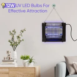 12W Electric Bug Zapper For Flies -Outsunny Garden Zone 12w electric bug zapper for flies5056368037474 04c MP