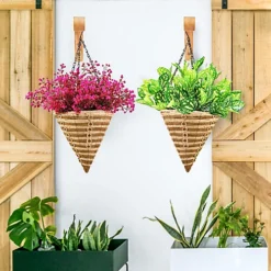 14'' Hanging Cornrope Corn Basket -Outsunny Garden Zone 14 hanging cornrope corn basket5050642018166 04c MP