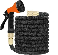 150 Ft Expandable Flexible Hosepipe Garden Hose Pipe Magic Snake + Gun Watering Outdoor