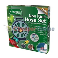 15m Lay-Flat Garden Hose Pipe With Storage Cassette -Outsunny Garden Zone 15m lay flat garden hose pipe with storage cassette5056589103668 03c MP