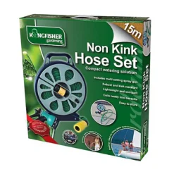 15m Lay-Flat Garden Hose Pipe With Storage Cassette -Outsunny Garden Zone 15m lay flat garden hose pipe with storage cassette5056589103668 04c MP