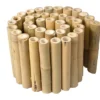 1m X 15cm High Decorative Bamboo Garden Lawn Edging / Border