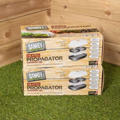 2 X 38cm Heated Seed Starter Tray Growarm 100 Propagator Kit With Two Trays Heated Indoor Seedling Planter