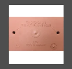 2 X 55cm Grosvenor Trough Plastic Patio Planter Rectangle 55cm Terracotta Colour 6 2 X 55cm Grosvenor Trough Plastic Patio Planter Rectangle 55cm Terracotta Colour -Outsunny Garden Zone 2 x 55cm grosvenor trough plastic patio planter rectangle 55cm terracotta colour2200007322480 03c MP