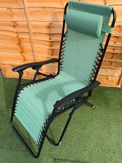 2 X Mint Green Zero Gravity Chair Lounger 7 2 X Mint Green Zero Gravity Chair Lounger -Outsunny Garden Zone 2 x mint green zero gravity chair lounger5060950102563 04c MP
