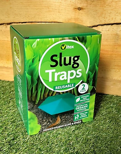 2 X Slug & Snail Traps 2 Vitax Reusable Traps Organic Gardening Pet Child Safe 2 2 X Slug & Snail Traps 2 Vitax Reusable Traps Organic Gardening Pet Child Safe - Image 2