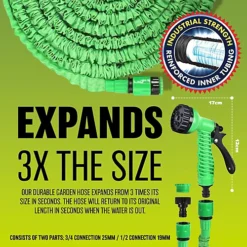 200ft Expandable Flexible Hosepipe Garden Hose Pipe Magic Snake With Gun Watering Outdoor 7 200ft Expandable Flexible Hosepipe Garden Hose Pipe Magic Snake With Gun Watering Outdoor -Outsunny Garden Zone 200ft expandable flexible hosepipe garden hose pipe magic snake with gun watering outdoor5056316793582 04c MP