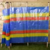 20ft (6.1m) Long 125cm High 10 Pole Beach / Camping Windbreak / Wind Break