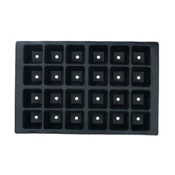 24 Cell Plant Trays Bedding Plant Pack Plastic Inserts Seed Tray Pots 24 Trays -Outsunny Garden Zone 24 cell plant trays bedding plant pack plastic inserts seed tray pots 24 trays5056316367479 03c MP