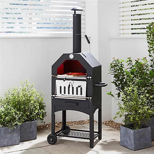 3 In 1 Multi-Functional BBQ, Smoker & Pizza Oven 1 3 In 1 Multi-Functional BBQ, Smoker & Pizza Oven