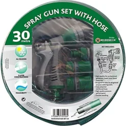30m Garden Hose Nozzle Watering Reinforced Pipe Reel Attachments Spray Gun New 6 30m Garden Hose Nozzle Watering Reinforced Pipe Reel Attachments Spray Gun New -Outsunny Garden Zone 30m garden hose nozzle watering reinforced pipe reel attachments spray gun new5056316720526 03c MP