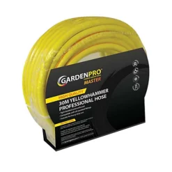 30m GardenPro Professional Yellowhammer Kink Resistant Garden Hose Pipe