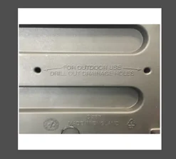 4 X 27cm Square Black Colour Grosvenor Plastic Patio Planter -Outsunny Garden Zone 4 x 27cm square black colour grosvenor plastic patio planter2100002145797 03c MP