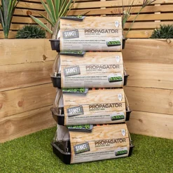 4 X 38cm Unheated Seed Starter Tray Grostart Midi Propagator Indoor Seedling Planter