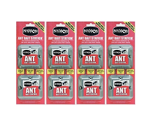 4 X Nippon Ant Nest Bait Station Twin Pack Ant Nest Killer Liquid Insecticide Bait 1 4 X Nippon Ant Nest Bait Station Twin Pack Ant Nest Killer Liquid Insecticide Bait