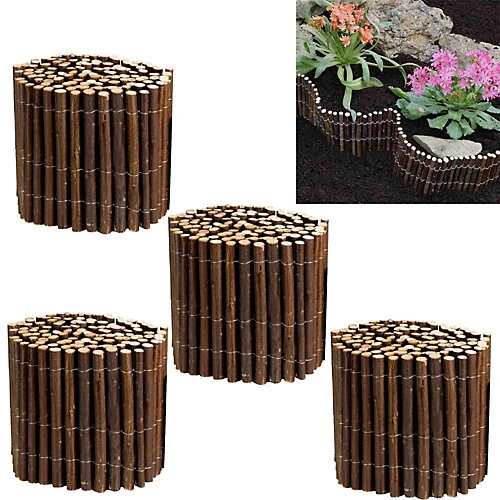 4 X Smart Garden 30cm X 2m Willow Garden Lawn Edging Roll Flexible Border 200cm 1 4 X Smart Garden 30cm X 2m Willow Garden Lawn Edging Roll Flexible Border 200cm
