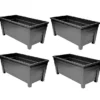 4 X Thumbs Up Grosvenor 100341012 Black Trough