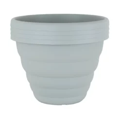 4 X Wham Beehive 48cm Round Recycled Plastic Pot Cement Grey 6 4 X Wham Beehive 48cm Round Recycled Plastic Pot Cement Grey -Outsunny Garden Zone 4 x wham beehive 48cm round recycled plastic pot cement grey5057604101836 03c MP