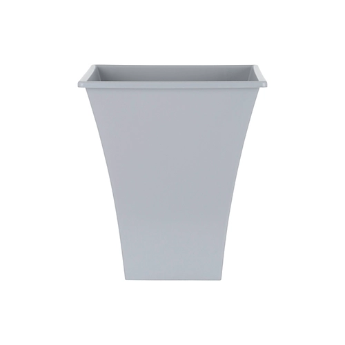 4 X Wham Metallica 28cm Square Recycled Plastic Planter Upcycle Grey 3 4 X Wham Metallica 28cm Square Recycled Plastic Planter Upcycle Grey - Image 3