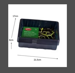 40 Small Seed Trays Half Size Plastic Seeding Starter Tray Reusable 21.5 X 17cm -Outsunny Garden Zone 40 small seed trays half size plastic seeding starter tray reusable 21 5 x 17cm2200004345192 03c MP