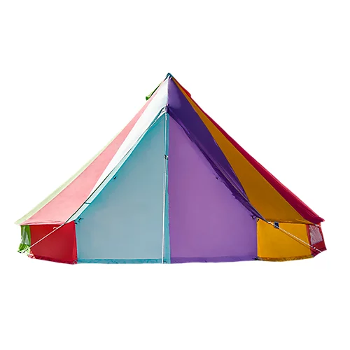 4m Bell Tent - Oxford Ultralite 100 - Rainbow 1 4m Bell Tent - Oxford Ultralite 100 - Rainbow