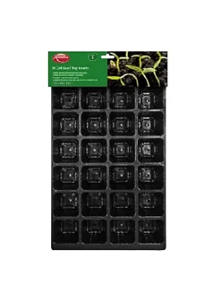 5 Packs Of 5 Small 24 Cell Seed Tray Insert Seedling Flower Vegetable Starter Trays