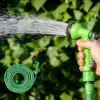 50FT Green Expandable Magic Garden Heavy Duty Hose Pipe With Spray Gun