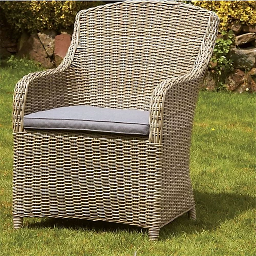 6 Seater Garden Furniture Set - 7 Piece - Deluxe Rattan Oval Imperial Dining Set - 200x145cm Table + 6 Chairs Includes Cushions 2 6 Seater Garden Furniture Set - 7 Piece - Deluxe Rattan Oval Imperial Dining Set - 200x145cm Table + 6 Chairs Includes Cushions - Image 2