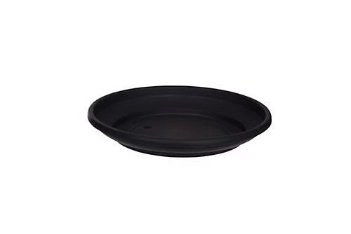 6 X 43cm Plant Pot Saucer Large Venetian Black Colour Plastic Plant Saucer Dish 2 6 X 43cm Plant Pot Saucer Large Venetian Black Colour Plastic Plant Saucer Dish - Image 2