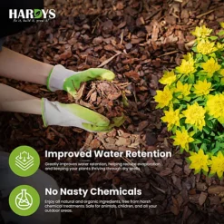 60L Mini Wood Bark Chippings Soft Mulch Garden Landscaping Play Area Woodchip 6 60L Mini Wood Bark Chippings Soft Mulch Garden Landscaping Play Area Woodchip -Outsunny Garden Zone 60l mini wood bark chippings soft mulch garden landscaping play area woodchip5055521177019 03c MP