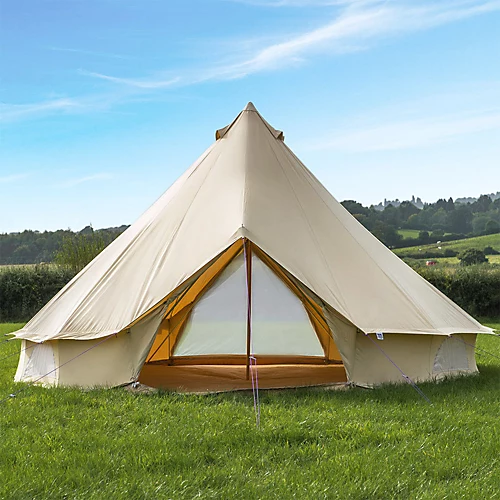 6m Bell Tent - Canvas 285 - Double Door 3 6m Bell Tent - Canvas 285 - Double Door - Image 3