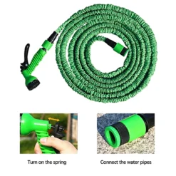 75FT Green Expandable Magic Garden Heavy Duty Hose Pipe And Spray Gun -Outsunny Garden Zone 75ft green expandable magic garden heavy duty hose pipe and spray gun5060964817620 04c MP