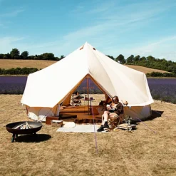 7m Bell Tent - Canvas 285 - Double Door 7 7m Bell Tent - Canvas 285 - Double Door -Outsunny Garden Zone 7m bell tent canvas 285 double door5056241991459 04c MP