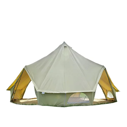 7m Bell Tent - Canvas 285 - Quad Door 1 7m Bell Tent - Canvas 285 - Quad Door