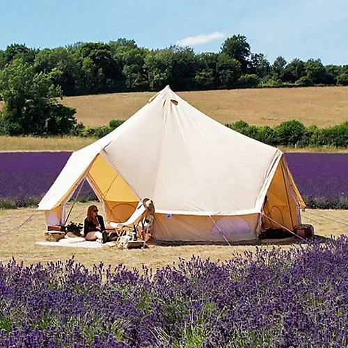 7m Bell Tent - Canvas 285 - Quad Door 2 7m Bell Tent - Canvas 285 - Quad Door - Image 2