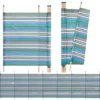 8 Pole Windbreak Wooden Windbreaker Beach Camping Caravan Holiday Sun Screen Shelter Tall Wind Break 5ft High X 9ft Long Green