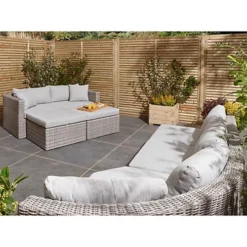 8 Seater Multifunction Flat Wicker Weave Garden Sofa Set -Outsunny Garden Zone 8 seater multifunction flat wicker weave garden sofa set0792273864624 04c MP