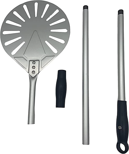 9" Pizza Peel Paddle 23cm Aluminium Perforated 2 9" Pizza Peel Paddle 23cm Aluminium Perforated - Image 2