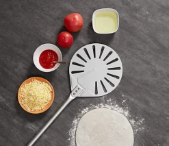 9" Pizza Peel Paddle 23cm Aluminium Perforated 7 9" Pizza Peel Paddle 23cm Aluminium Perforated -Outsunny Garden Zone 9 pizza peel paddle 23cm aluminium perforated5060379019510 05c MP