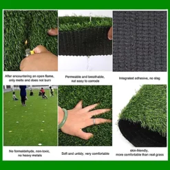 Abaseen 4mx1m Artificial Grass Roll (T) 20mm Natural Looking -Outsunny Garden Zone abaseen 4mx1m artificial grass roll t 20mm natural looking5056533585236 03c MP