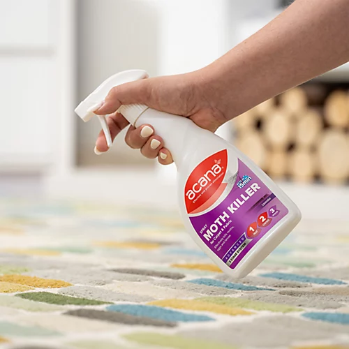 Acana Spray Moth Killer For Carpet & Fabric Lavender 500ml 2 Acana Spray Moth Killer For Carpet & Fabric Lavender 500ml - Image 2