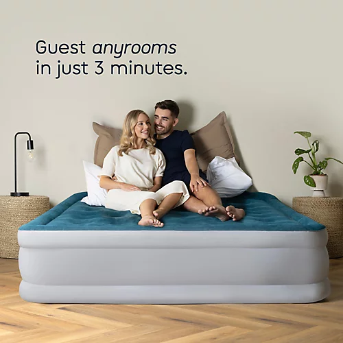 AirzzZ Inflatable High Raised Double Air Bed For Camping, Outdoor & Indoor Mattress 2 AirzzZ Inflatable High Raised Double Air Bed For Camping, Outdoor & Indoor Mattress - Image 2