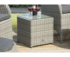 Albury Luxury Reclining Rattan Garden Armchair Set With Side Table And Foot Stools -Outsunny Garden Zone albury luxury reclining rattan garden armchair set with side table and foot stools5060761026447 03c MP