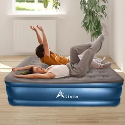 Alivio Double Inflatable Airbed Mattress With Built-in Electric Pump