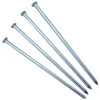 Alusthetic Aluminium Flexible Edge Securing Pin - 250mm Long Earth Nail For Metal Lawn Edging - Pack Of 20