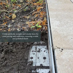 Alusthetic Aluminium Flexible Edge Securing Pin - 250mm Long Earth Nail For Metal Lawn Edging - Pack Of 20 7 Alusthetic Aluminium Flexible Edge Securing Pin - 250mm Long Earth Nail For Metal Lawn Edging - Pack Of 20 -Outsunny Garden Zone alusthetic aluminium flexible edge securing pin 250mm long earth nail for metal lawn edging pack of 205060521880678 04c MP